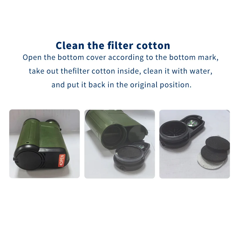 Purificador de água elétrico p - Outdoor Camping Water Filter avaliação e preço