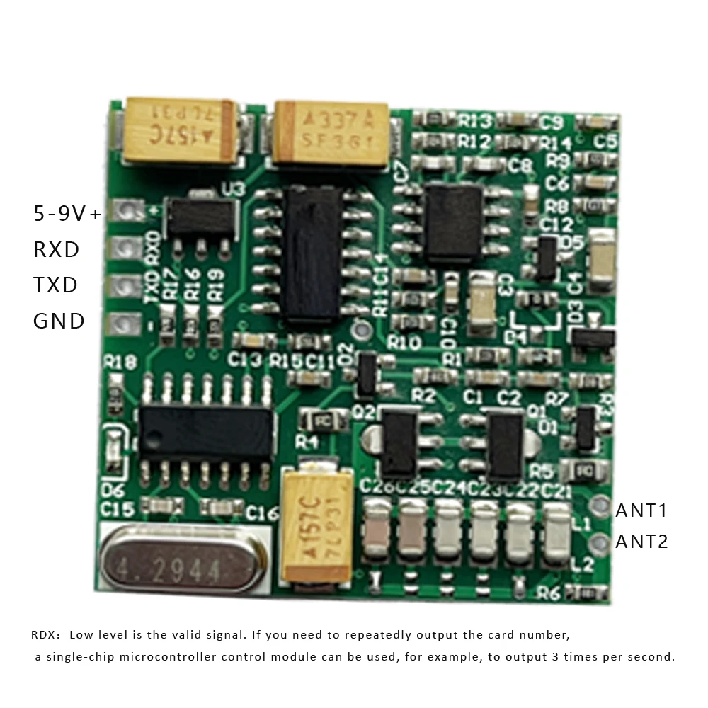 Obrázek 4: 134.2K živočich visačka čtečka modul TTL výroba AGV RFID FDX-B FDXB ISO11784 dlouhé dálka volný 2se cenovky