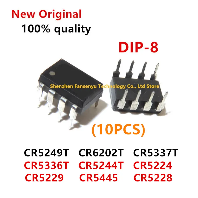 

(10piece)100% New CR5445 CR5229 CR5228 CR5224 CR6202T CR5337T CR5336T CR5249T CR5244T DIP8