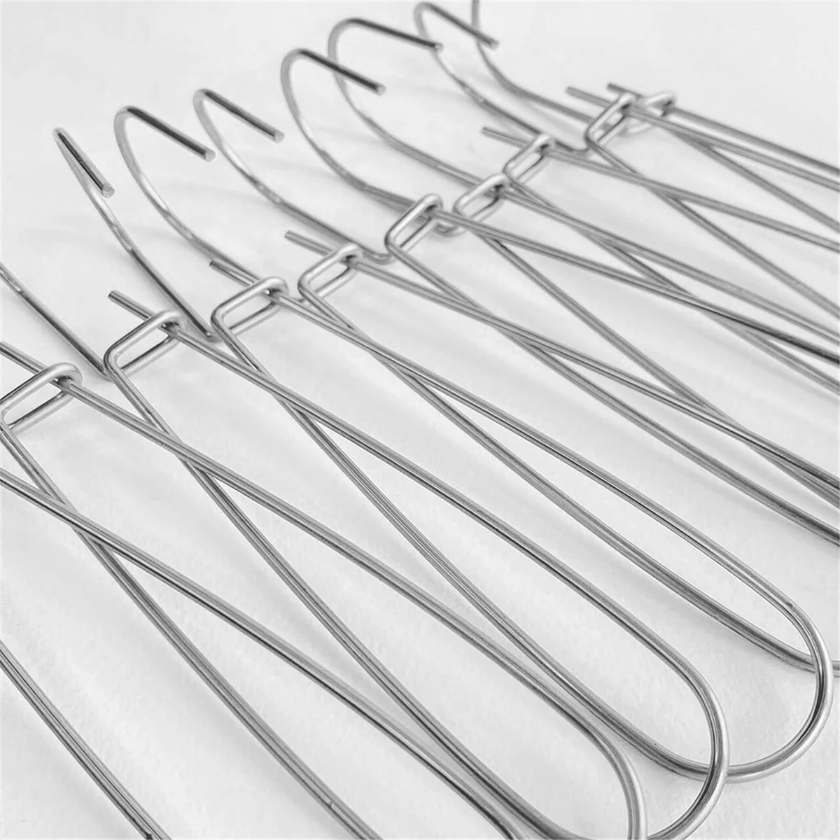 SPOR 24 Pcs 7.3 Inch Metal Pattern Hooks Sewing Pattern Making Hanging Hanger