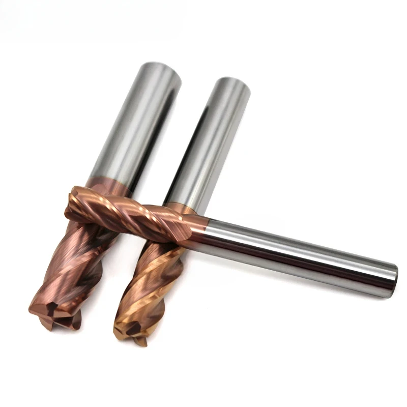 

Фреза с покрытием из сплава, инструмент из вольфрамовой стали, обработка с ЧПУ Hrc55, набор торцевых фрез, верхняя фреза, фрезерные станки