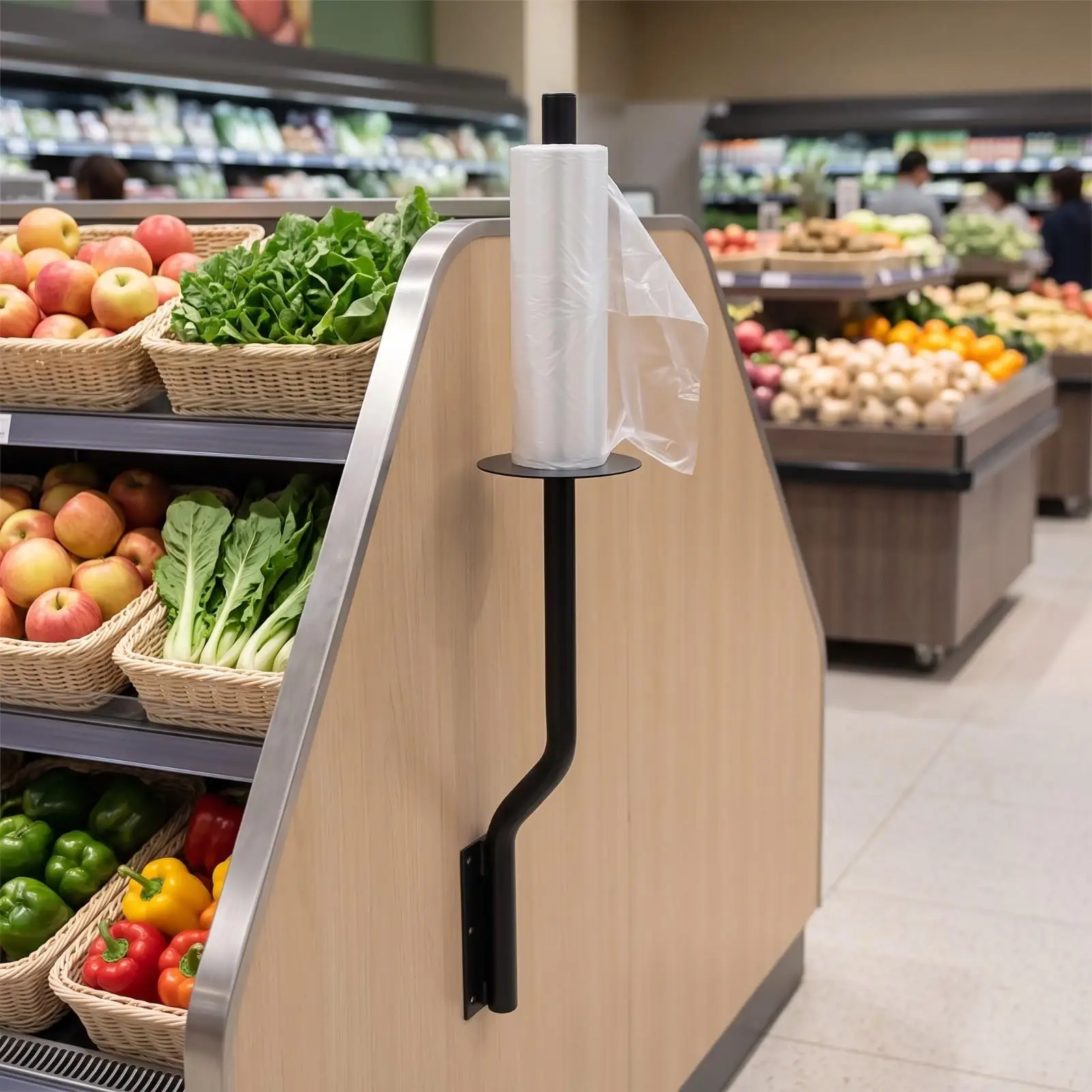 Counter-Mount Roll-Bag Holder Bracket | Sturdy metal construction, Space-Saving