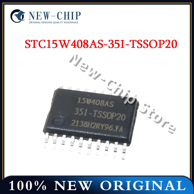 

2PCS-100PCS/LOT STC15W408AS-35I-TSSOP20 STC15W408AS New Original TSSOP20