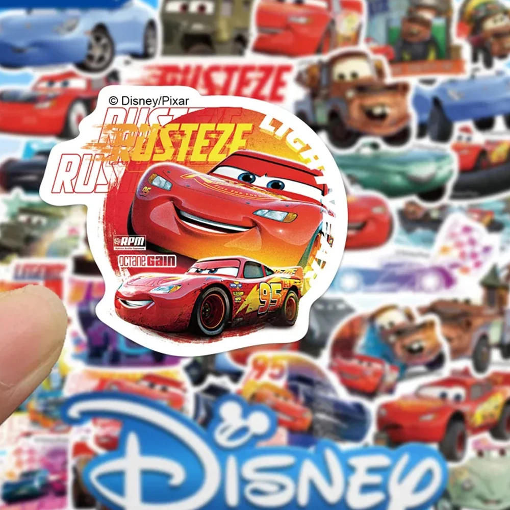

10/30/50pcs Disney Cool Car Cartoon Stickers Classic Anime Movie Decals DIY Guitar Laptop Luggage Cute Graffit Sticker for Gift