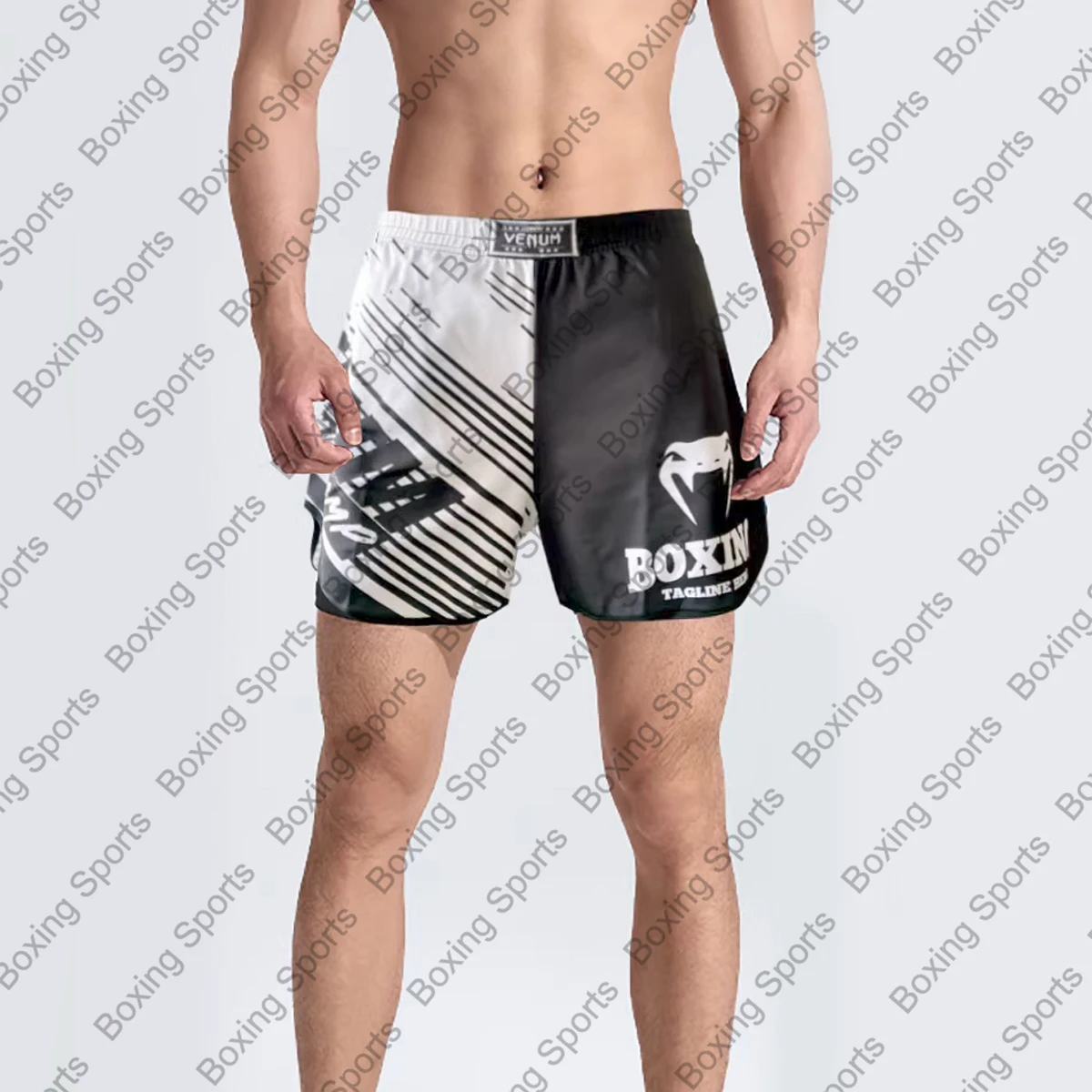 

MMA Boxing Shorts Men's Quick Drying Muay Thai Training Short Pants Gym Fitness Fighting Sports Shorts Sweatpants Exercise