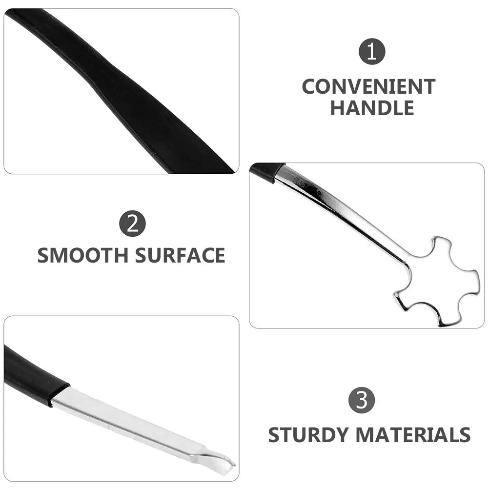 

2 Pcs Sound Column Installation Tools Cello Post Repair Hook Setting Bass Tuner Metal Inserter Supplies Remover