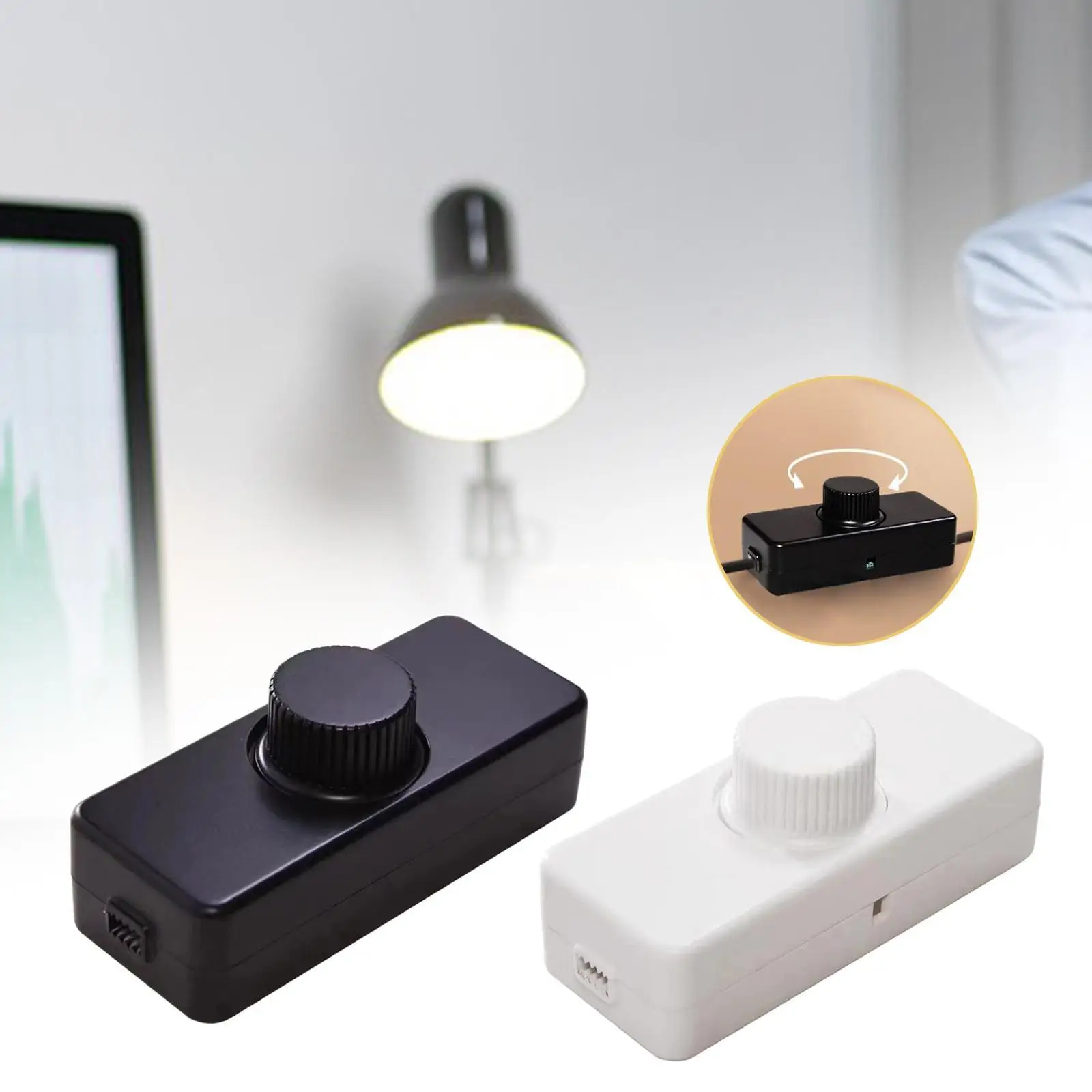 

LED Dimmer Knob Controller 220V Ceiling Dome Lights Strip Lighting Rotary Switch Easy Installation Dimmable Marine Dimmer Switch