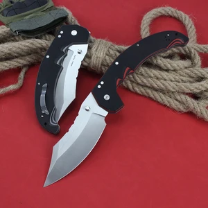 MAYEM-Faca Dobrável de Aço Grande, Faca Multiuso Tática, Tanto Pocket Knife, Sobrevivência ao ar livre, Caça, EDC, Aus10A, G10, Novo 10 principais vendas faca de mato grande - №4