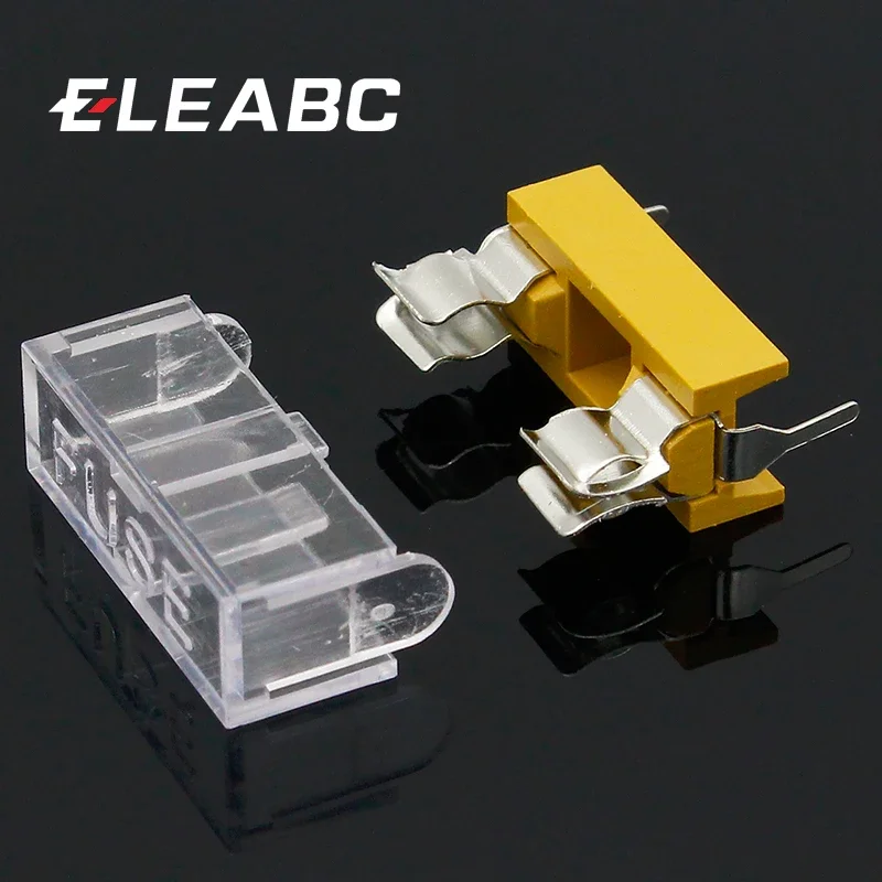 Obudowa uchwytu bezpiecznika PCB do montażu panelowego z osłoną 5x20mm
