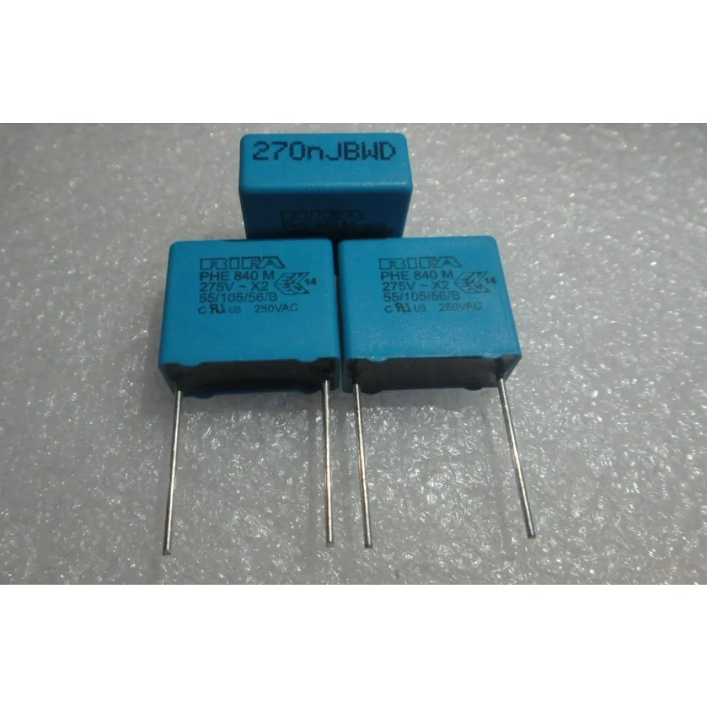 

10PCS RIFA PHE840 0.27uf/275vAC u27 270nf 274 Brand New 15mm Film Capacitor