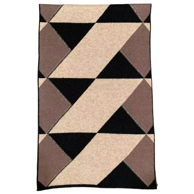 

Men's Cashmere Scarf Autumn and Winter High-end Couple's New Imitation Cashmere Knitted Warm Scarf
