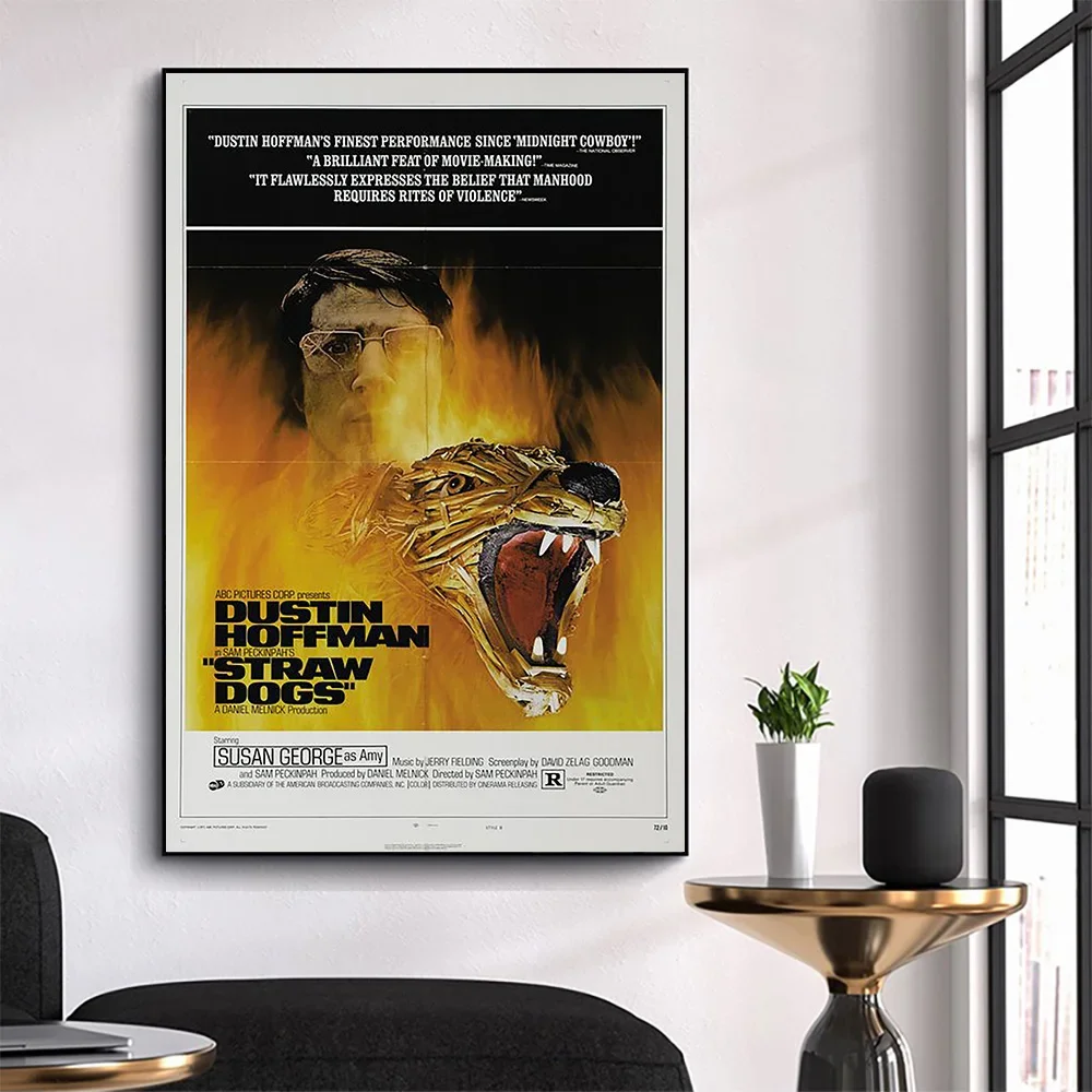WM3149 Straw Dogs Wonderful Classic Movie HD Silk Fabric Poster Art Decor Indoor Painting Gift
