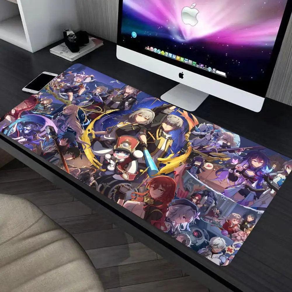 

Genshin Impact Mouse Pad large keyboard mouse desk pad non-slip rubber gaming mouse pad laptop mouse carpet