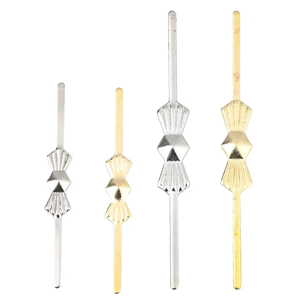 

200PCS Chandelier Connectors Clips Bow Tie Pins Fastening Crystal Prism Beads Parts Clasp Buckle Hook Ceiling Light Replacement