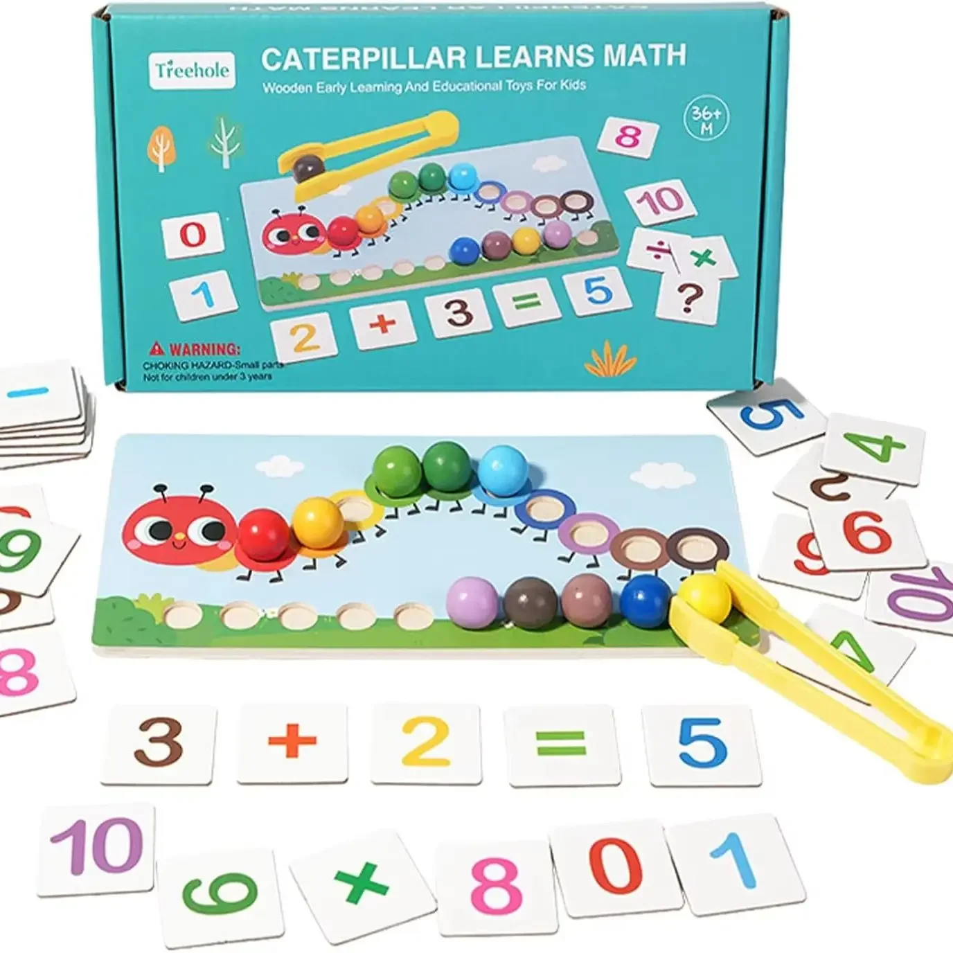 木製クリップビーズおもちゃモンテッソーリ操作早期教育カラーマッチング細かいトレーニングゲーム就学前の子供のため