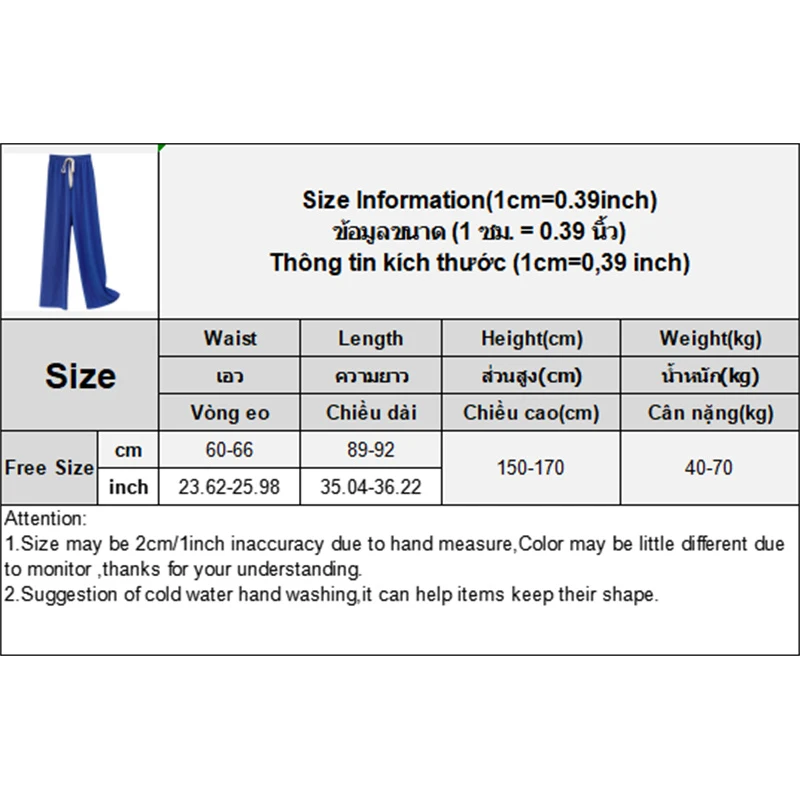 1 Stück Sommer Kordel zug lose lange Rippe Strick hose Frauen High Stretch Taille weites Bein Hose 6 Farben – Detail 6