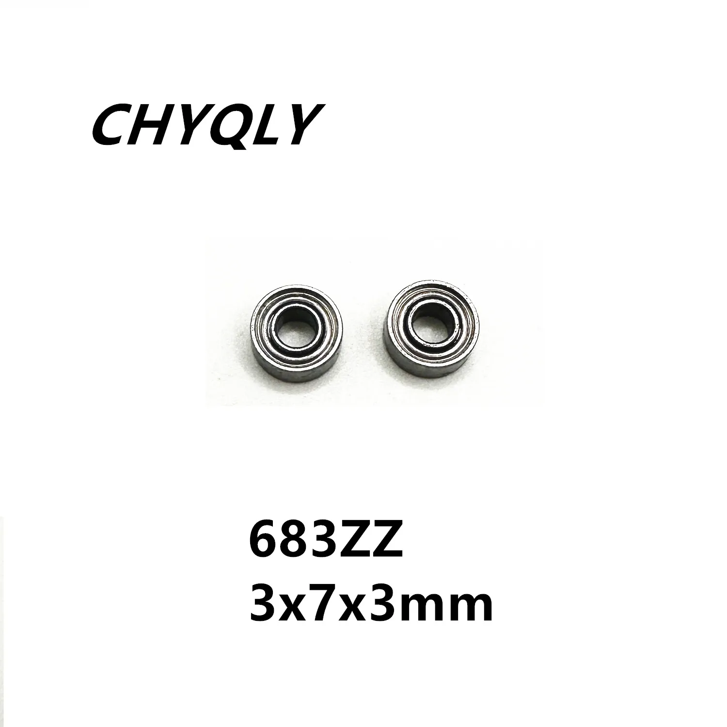10Pcs 683ZZ L-730ZZ 3x7x3 mm Deep Groove Ball Bearing Miniature Bearing High Quality Advanced High Speed 683Z