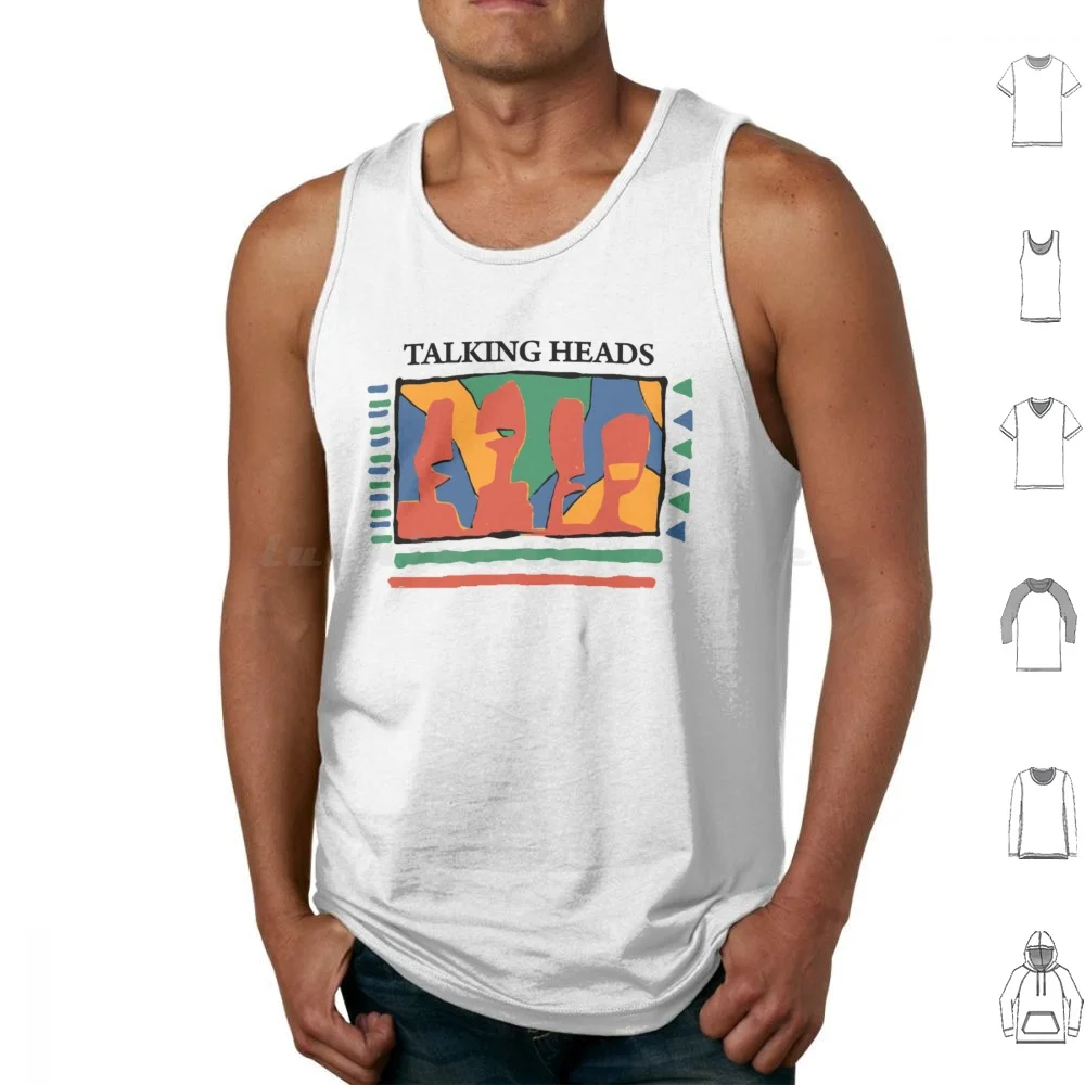 Talking Heads Tank Tops Print Cotton Talking Heads David Byrne Music New Wave Band Heads 80s Talking Stop Making Sense