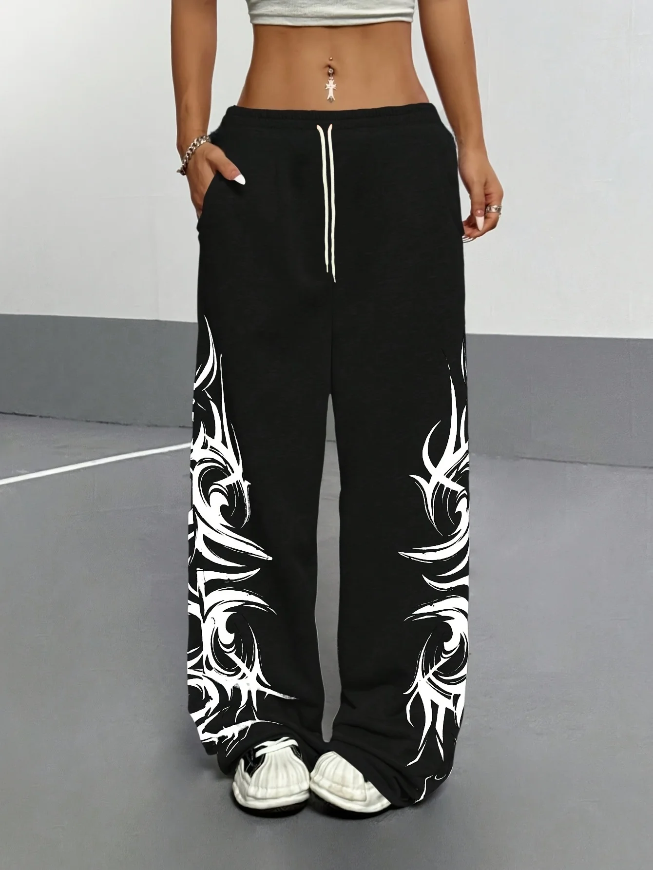 Harajuku Mode Lose Jogginghose Trendy Retro Lässig Bequem Langlebig für Männer Frauen Kinder Outdoor Lauf- und Trainingshose – Detail 5