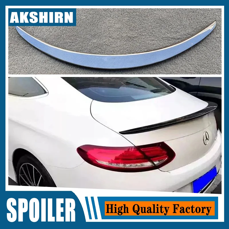 

Rear Spoiler Tail Wing Diffuser For Mercedes-Benz C-Class C205 A205 W205 2Door Coupe Carbon Fiber Car Trunk Spoilers Trim