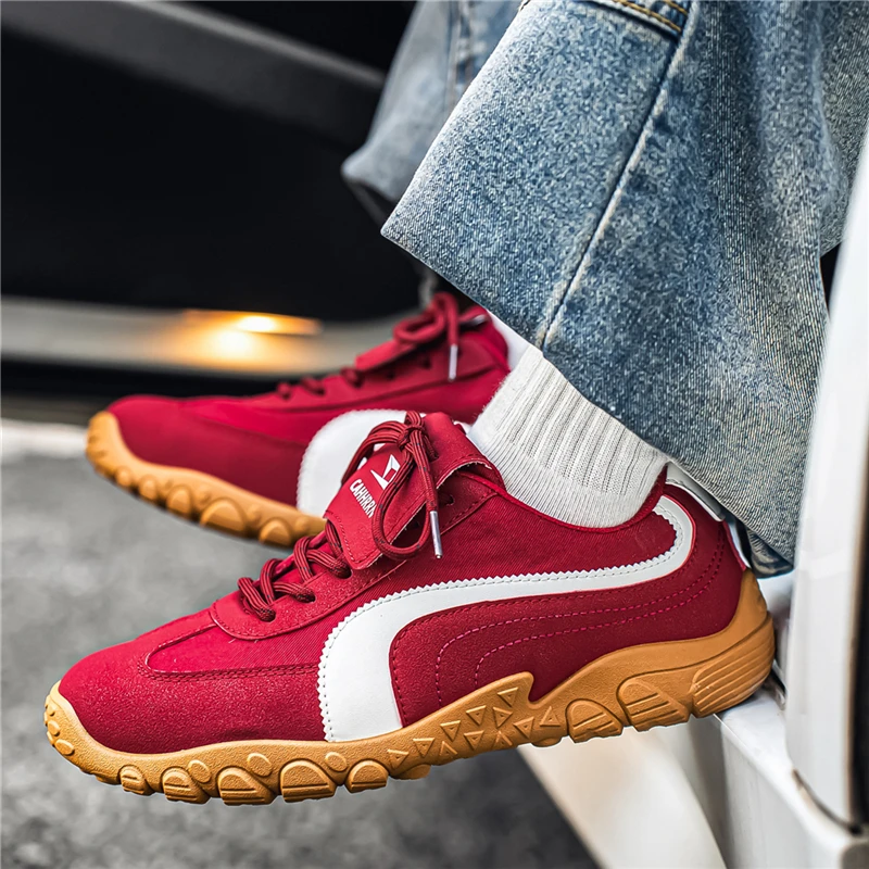 

Hot Selling Spring Fashionable Mens Casual Shoes Comfortable, Wear-resistant Stable Sports Shoes Versatile Wrapped Walking Shoes