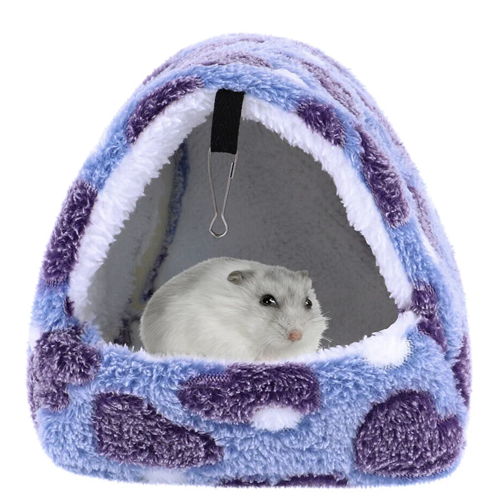 

Cotton Hanging Bed for Pets Hamster Bedding Soft Flannel Easy to Clean and Reuse Pet House Wall Mount Hanging Hamster Bed