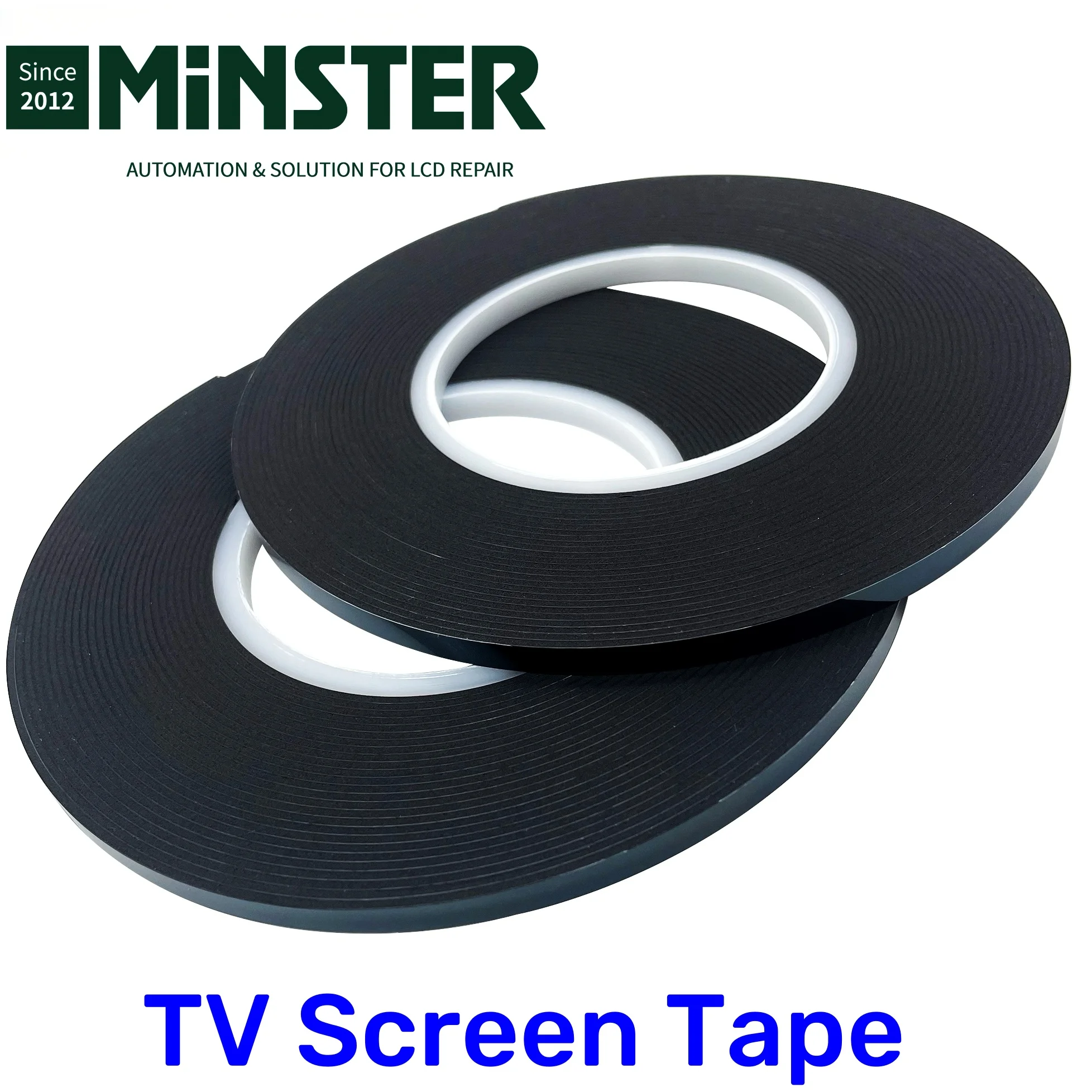 LCD LED TV Repair Tape for Frameless TV Screen Matrix Display Panel Double Sided Adhesive Foam Black Sticky 3mm 4mm 5mm 6mm 10M