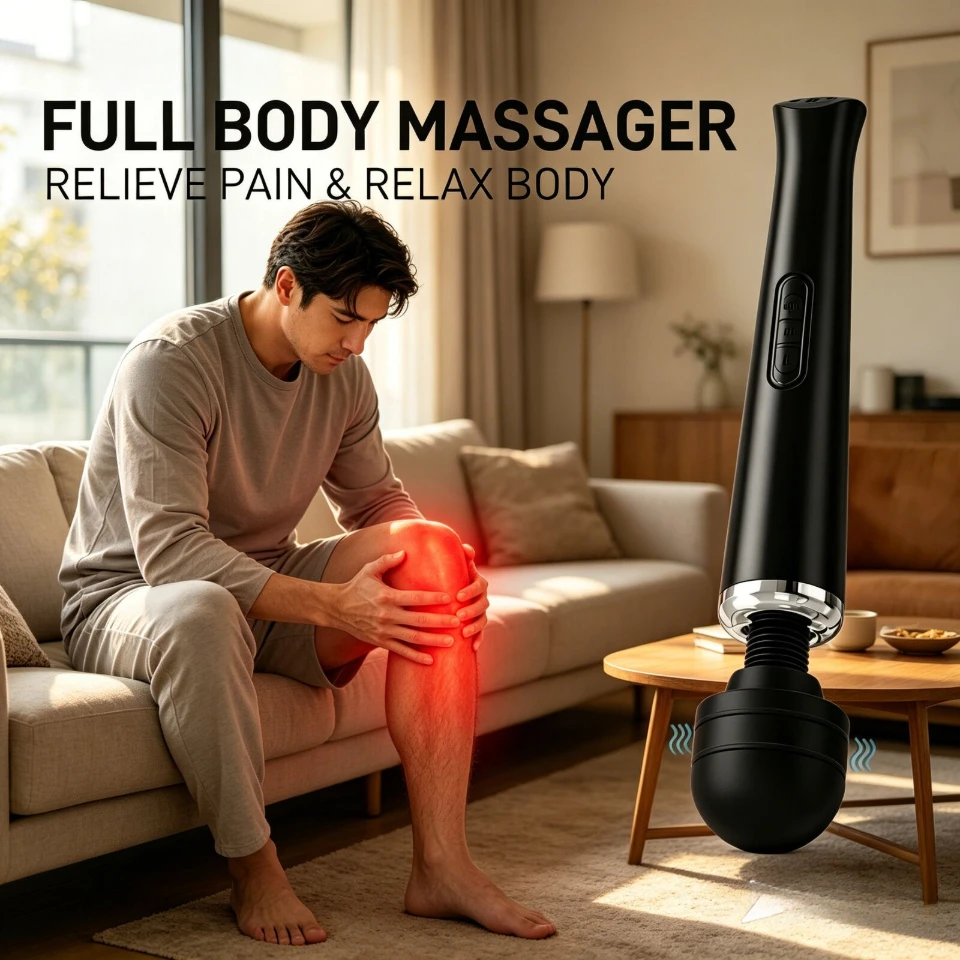 Massage Gun Deep Tissue - IPx6 Waterproof Portable Body Massage Stick