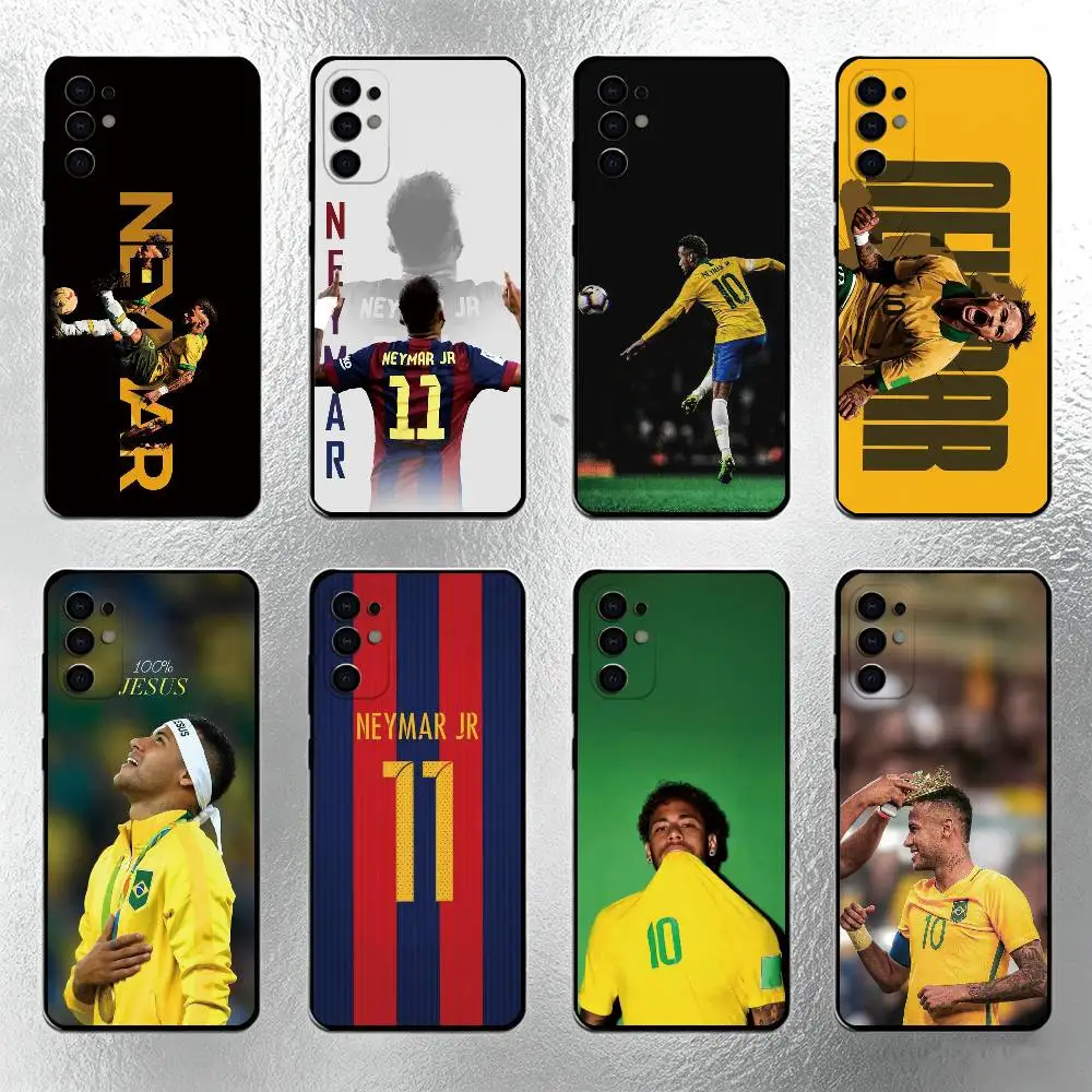 Football Star 10 N-Neymar Phone Case For Samsung S25,S24,S21,S22,S23,S30,Ultra,S20,Plus,Fe,Soft Silicone Black Cover