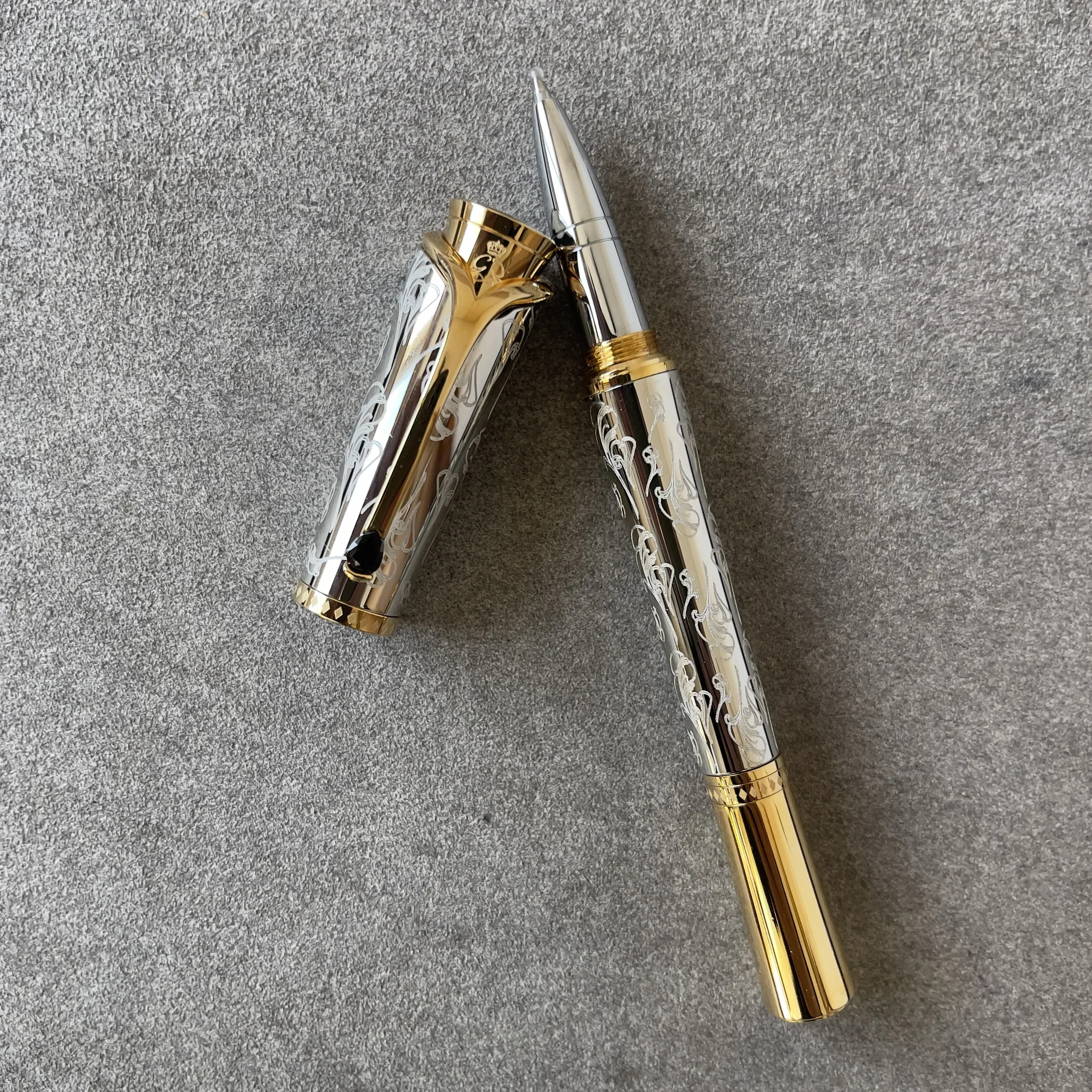 2025 Grace Kelly Elegance إصدار محدود MB قلم كتابة على طراز الأميرة قلم جل رولربال للسيدات مجموعة هدايا قرطاسية مميزة #2