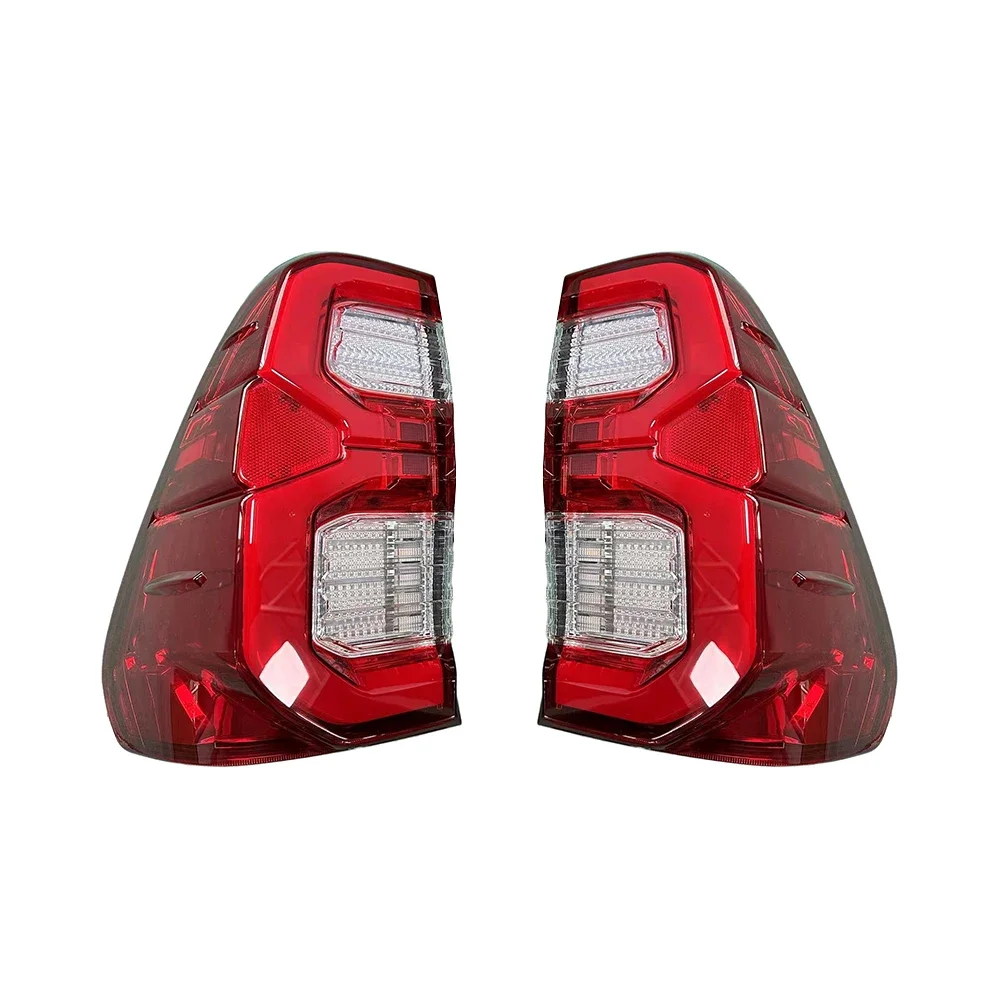 Car LED Taillight Tail Rear Lamp Light Assembly For Hilux Revo Rocco 2015-2023 Tail Light DRL Brake Signal Reverse Light