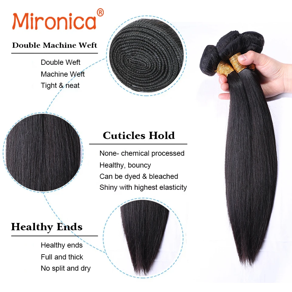 Bone Straight Bundles Human Hair 12A Unprocessed Virgin Raw Hair 1 2 3 4 Bundles Vietnamese 28 30 Inch Straight Human Hair Bundles Double Weft Human Hair Weave Bundles Extensions Deals Birthday Holiday Gif