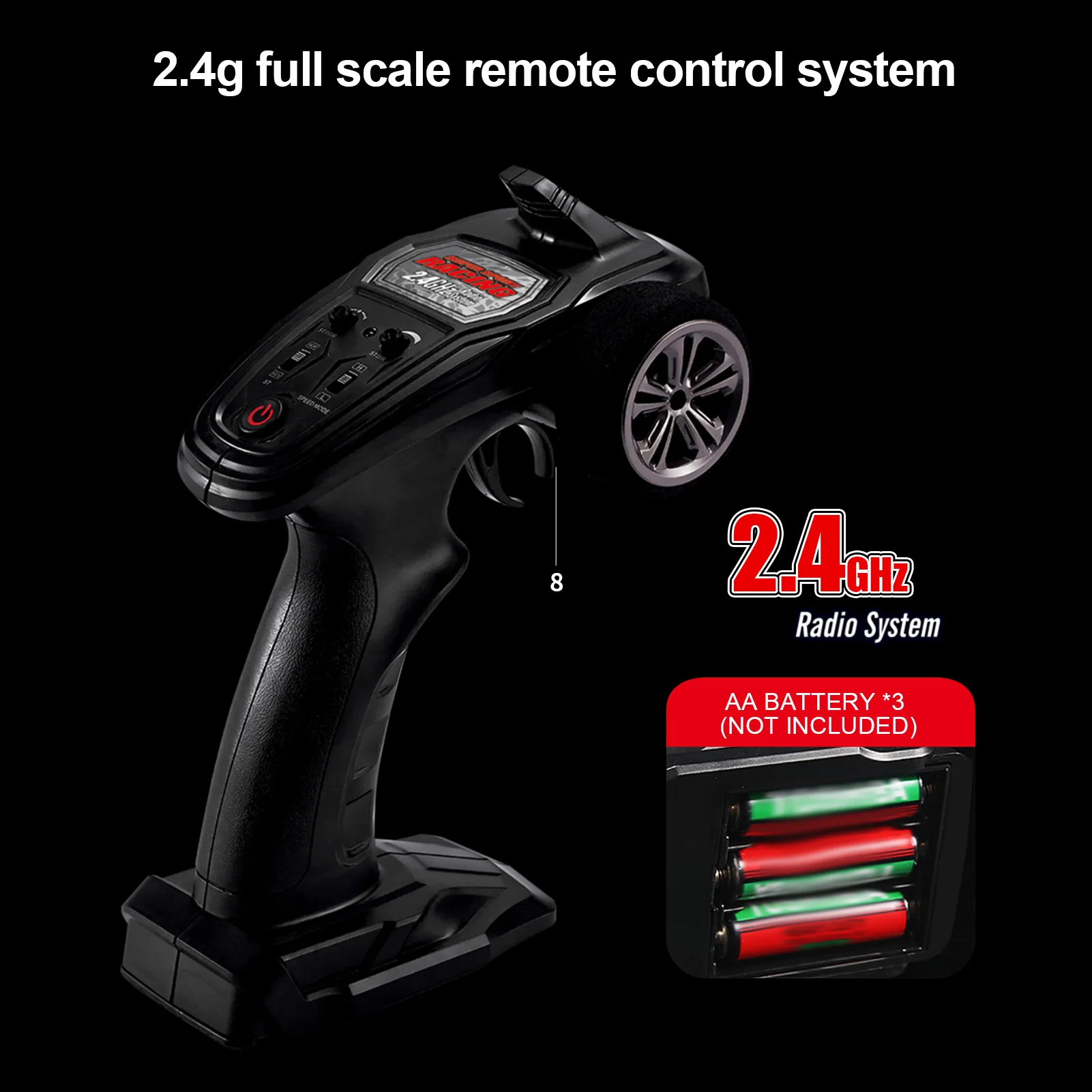 KF11 RC Car 2.4GHz Off-Road Car 1/16 RC Racing Car Remote Control Truck 33km/h High Speed Full Scale Truck Monster RTR VS 144001