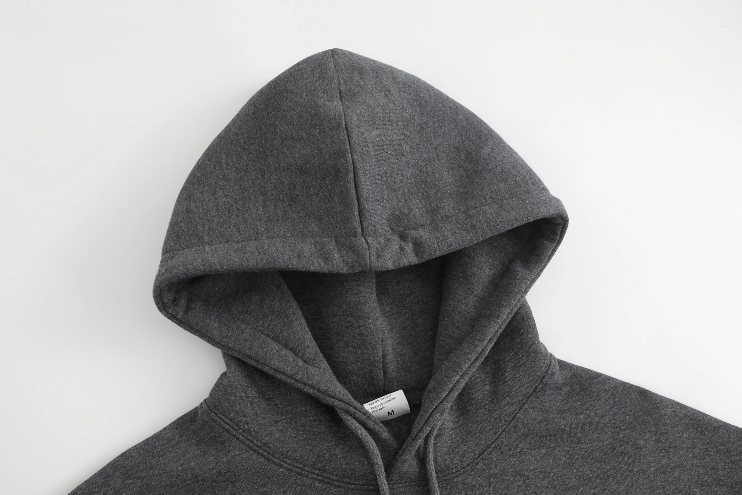 Men's Loose Fit Hooded Sweatshirt 270g, Black Streetwear Pullover, American Style Casual Hoodies, Suitable for Winter Seasons