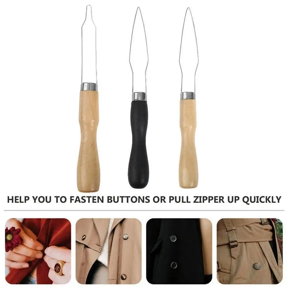 New Portable Button Belt Threader Handicapped Seniors Siding Hooks Shirt Buttons Shirts Button Hook Aids Helper