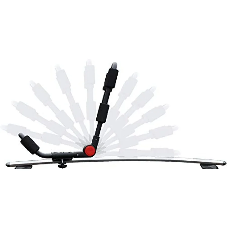 

Folding Kayak Roof Rack for Car SUV Roof Crossbars Set of Two, Aluminum Alloy, Black, Lightweight Easy to Store