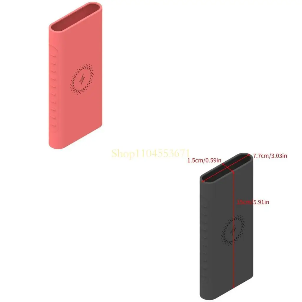 Venda Flash Anti-suor de mão compatível com 10000mah plm11zm wpb15zm plm13zm power bank capa de silicone anti-colisão antiderrapante