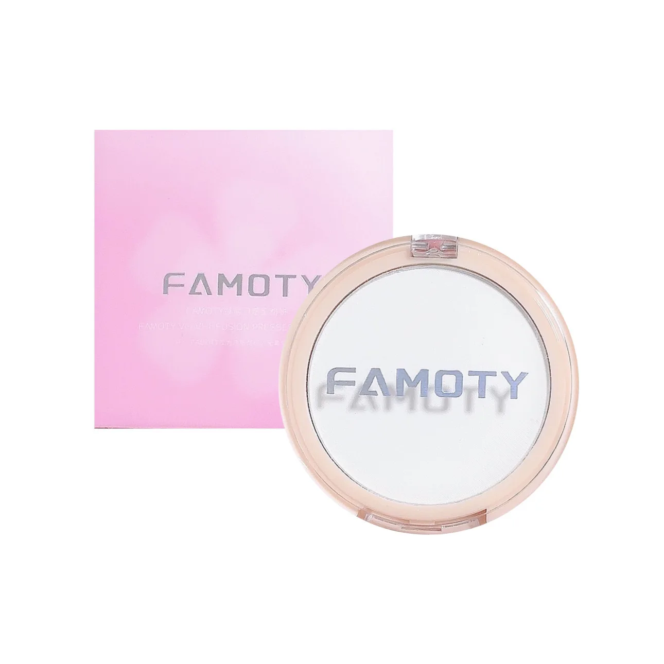 FAMTOY Powder Cake Velvet Mist Feather Sensation Concealer Banana Powder Cake Brightening Invisible Pores Oil Control Long-Lasti