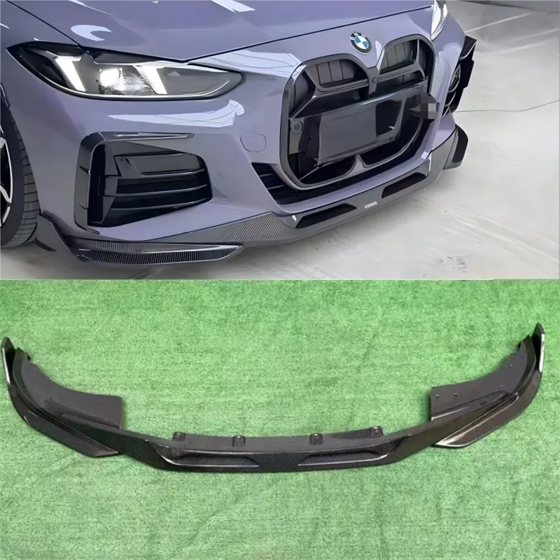 

For BMW 4 Series 425i 430i G22 G23 G26 19+ Real Carbon Fiber Front Lip Front Bumper Lower Lip Under Spoiler Splitter Body Kit