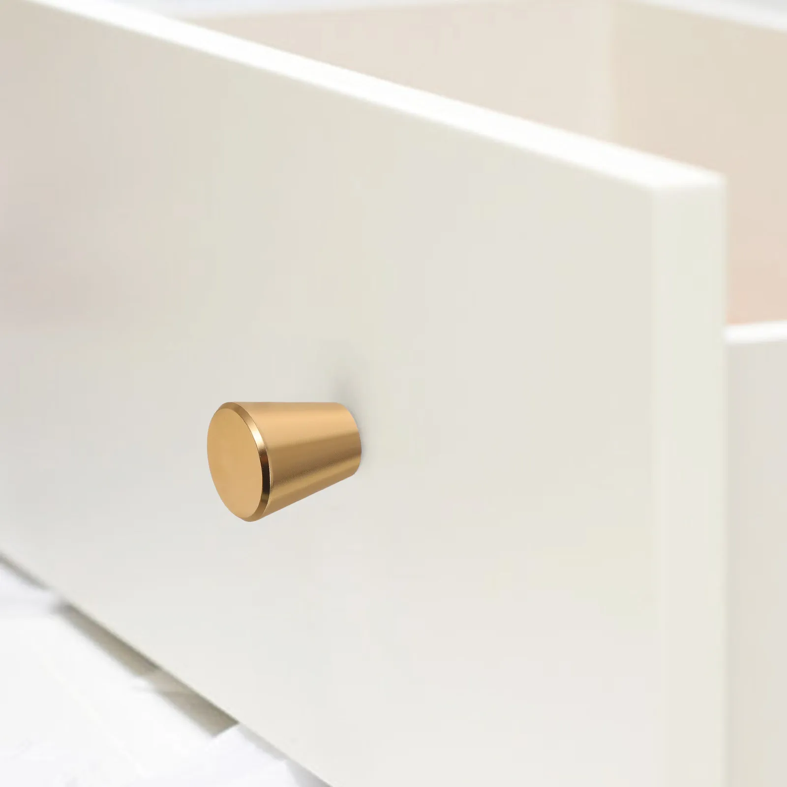10Pcs Wardrobe Handles Aluminum Alloy Single Hole Modern Cabinet Door Pulls for Kitchen Bathroom Drawer Furniture Hardware