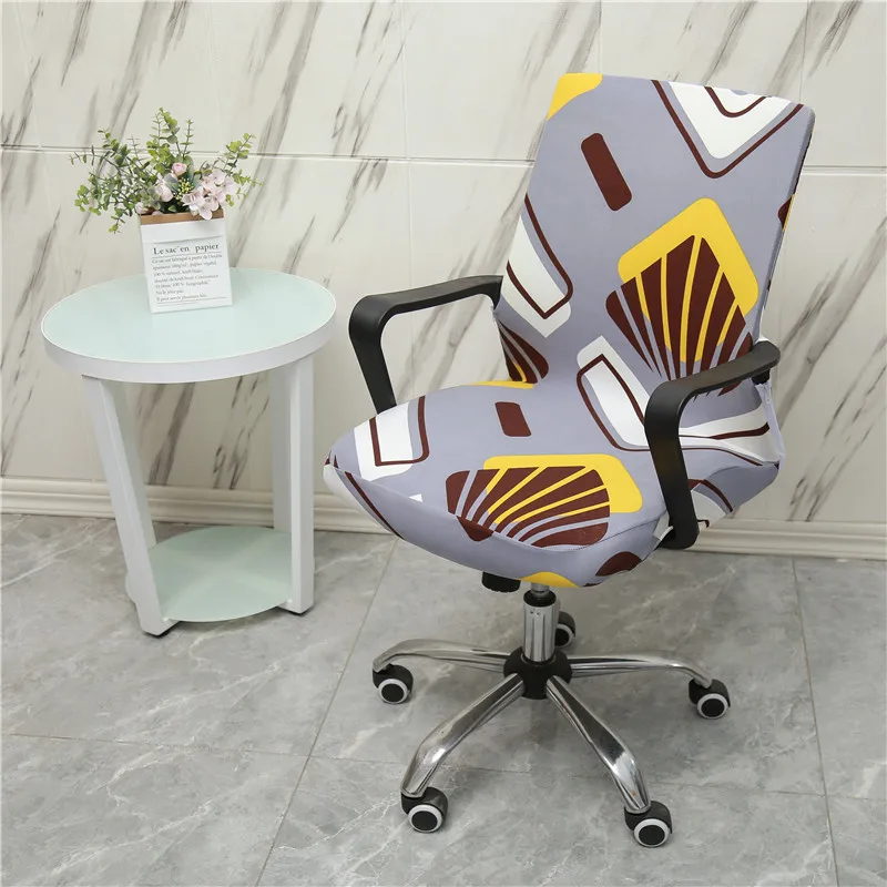 1 Pcs Chair Cover Office Computer Anti-dust Armchair Seat Backrest Cover S/M/L Armrest Chair Cover Swivel Chair Cover