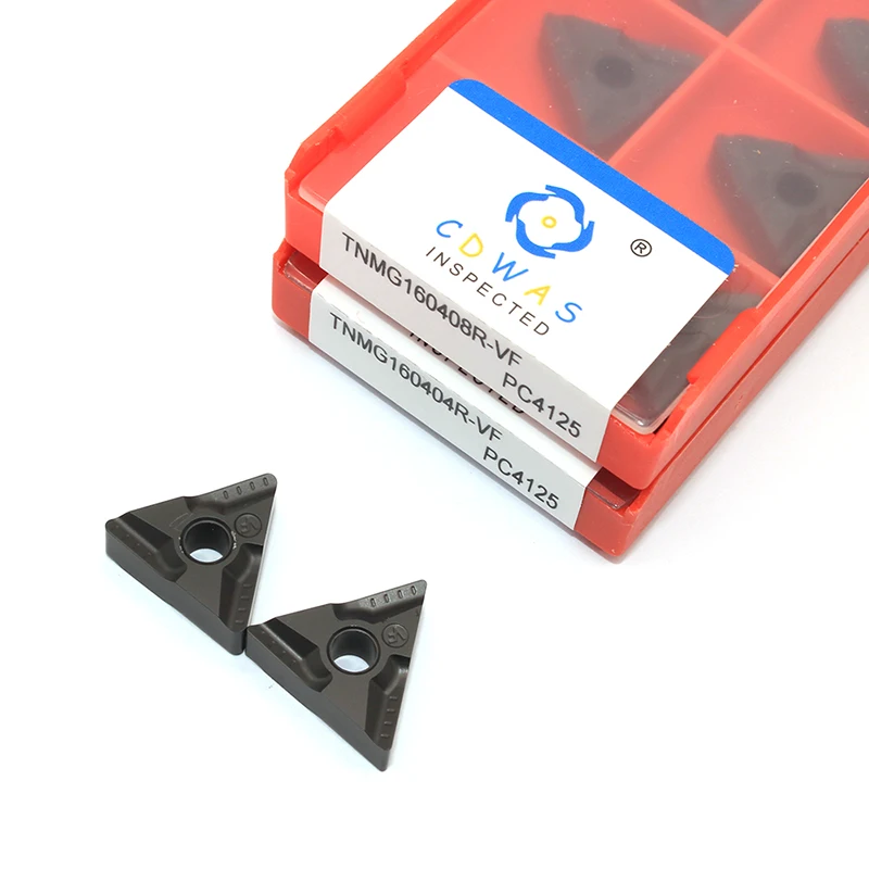Hoge Kwaliteit Tnmg160404 L Vf Pc4125 Tnmg160408 Carbide Inzetstukken Extern Draaigereedschap Tnmg160404r Vf Cnc Draaibank Gereedschap Voor Staal