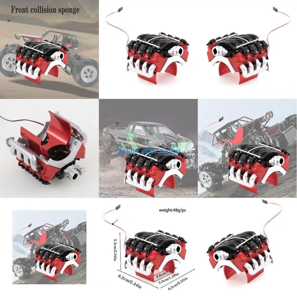 Ventilador radiador refrigeración Universal 090B, disipación calor Metal, mejora estabilidad para juguete DJV8