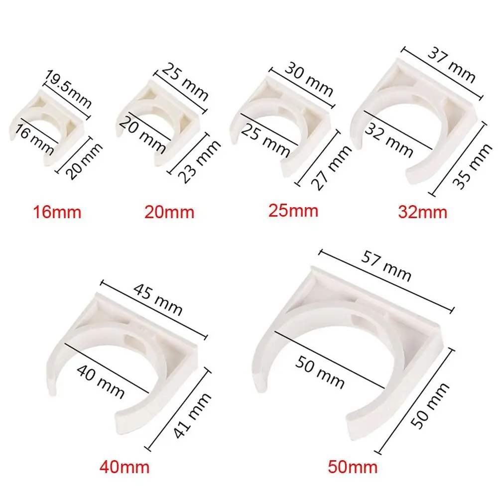 10 sztuk 16/20/25/32/40/50mm rura PVC złącze zaciskowe nawadnianie ogrodu akwarium nawadniania Adapter złączki stałe