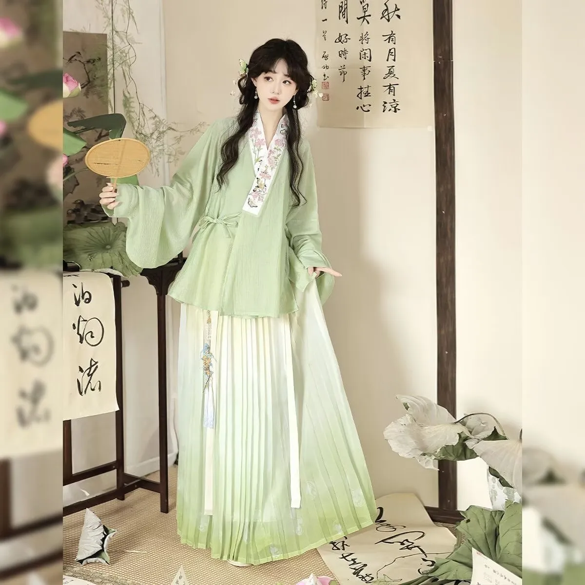 traje-hanfu-vintage-de-estilo-chino-para-mujer-conjunto-completo-con-cuello-cruzado-blusa-de-manga-ancha-falda-plisada-con-degradado-vestido-oriental