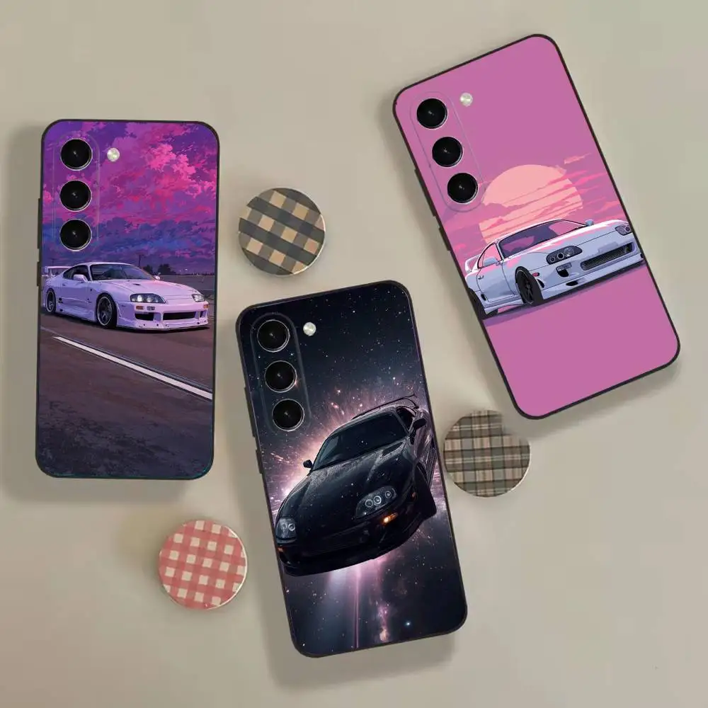 S-Supraes Car Cool Cell  Phone Case For Samsung Galaxy A 73,72,51,53,52,71,22,J7,8,9 Black Cover fashion coque  cases