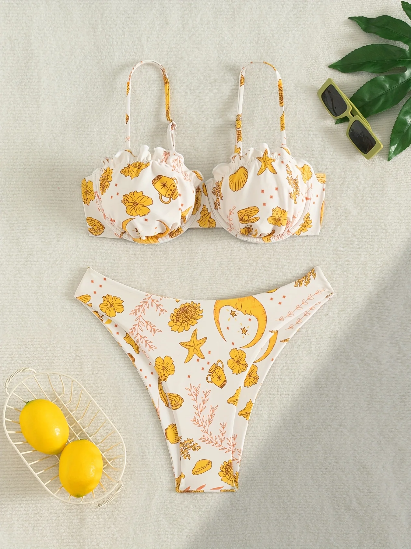

ZTVitality Print Underwire Sexy Bikini Set 2025 New Arrival Biquini Padded Bra Push Up Swimsuit Women Swimwear Summer Beachwear