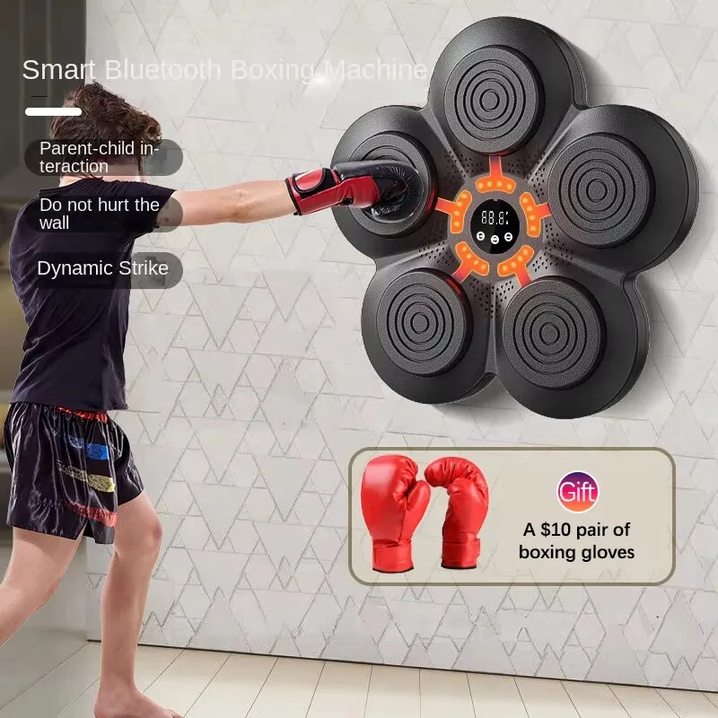 2026 For Enabled Boxing Training Machine Custom Play Music Installation-Free Home Fitness Equipment For Adults And Kids