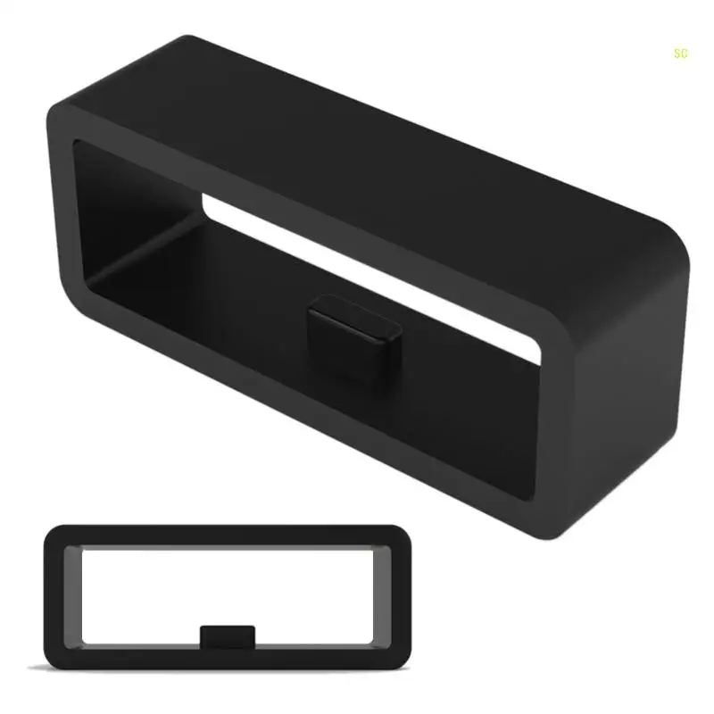 Сменный силиконовый ремешок Keeper, совместимый с ремешком 24 мм, резиновая пряжка для часов, фиксированное дропшиппинг