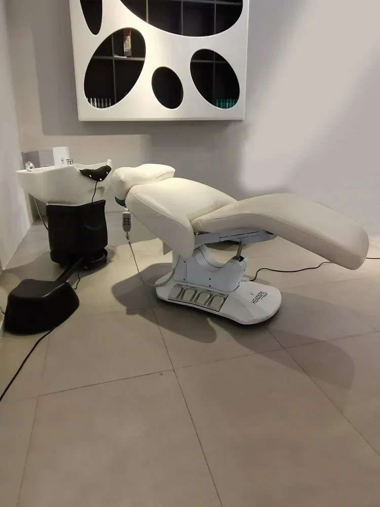 เก้าอี้เตียงแชมพูยกผมไฟฟ้า